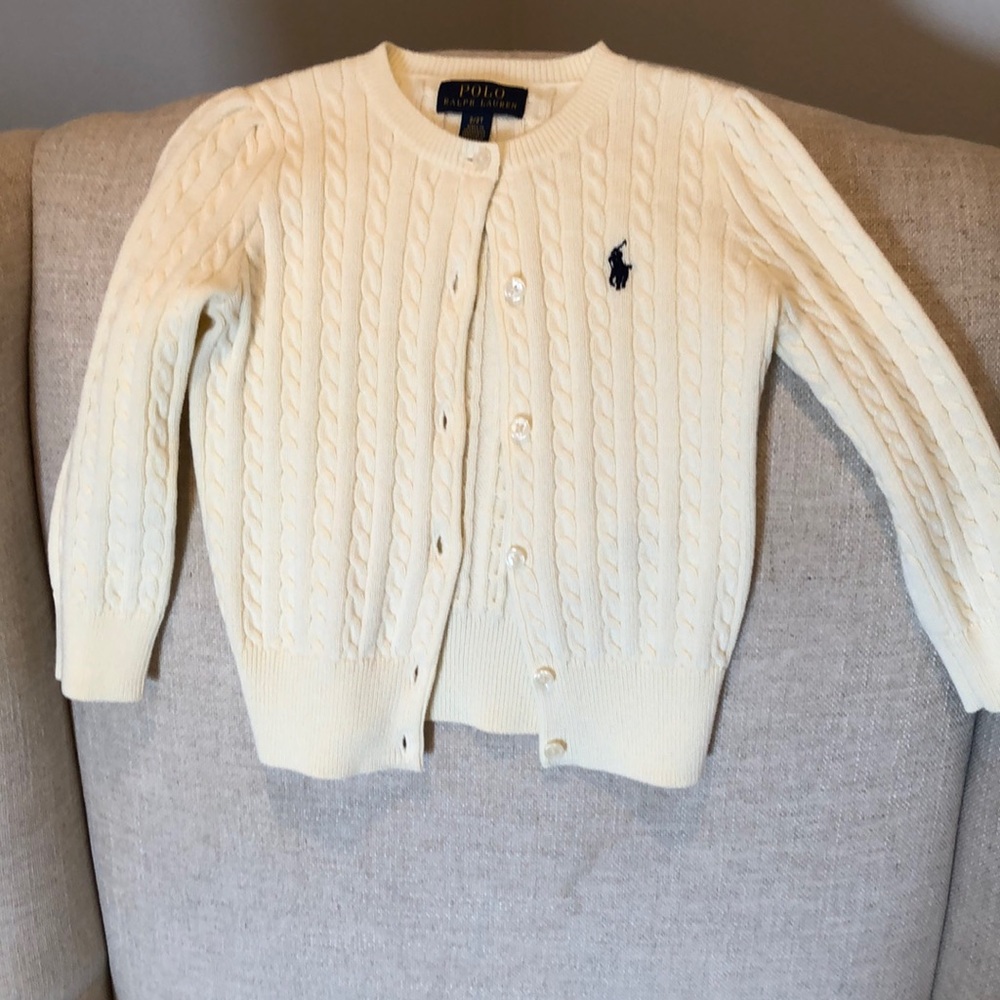 Ralph Lauren Polo Cream sweater, never worn!